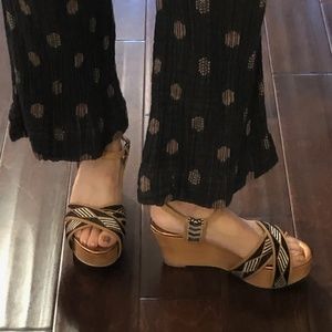Cynthia Vincent boho Dabney wedge sandals